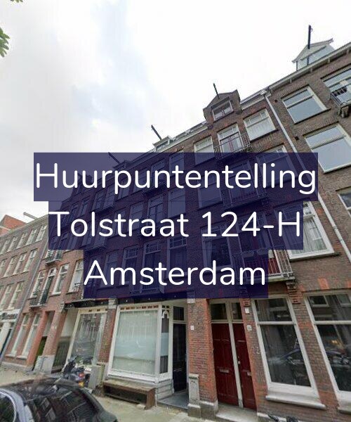 Foto gevel Huurpuntentelling voor Tolstraat 124-H, Amsterdam