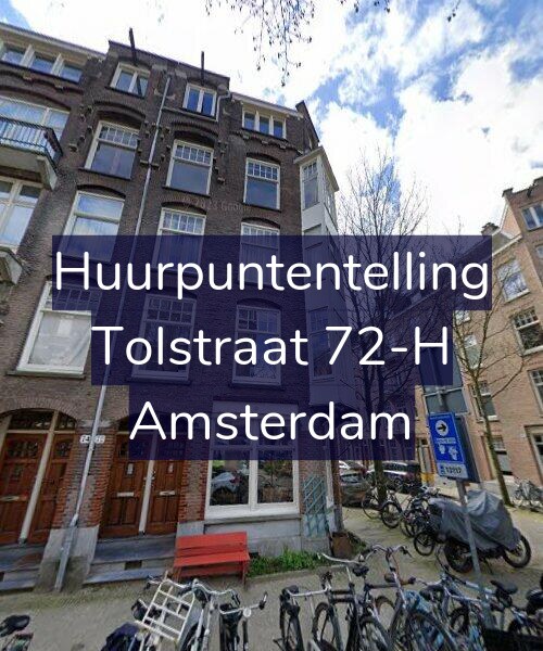 Foto gevel Huurpuntentelling voor Tolstraat 72-H, Amsterdam