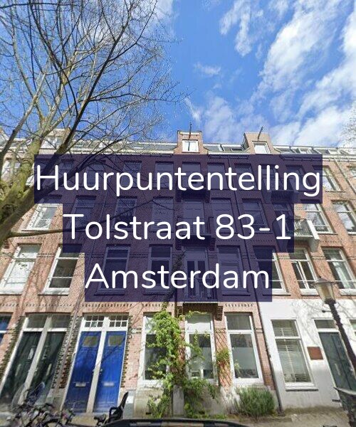 Foto gevel Huurpuntentelling voor Tolstraat 83-1, Amsterdam