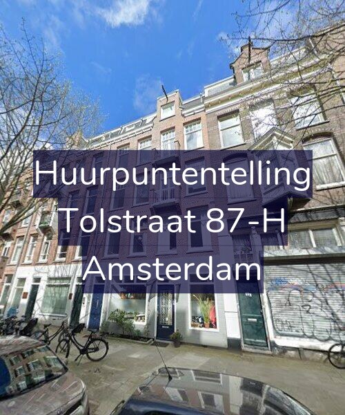 Foto gevel Huurpuntentelling voor Tolstraat 87-H, Amsterdam