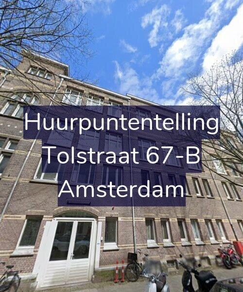 Foto gevel Huurpuntentelling voor Tolstraat 67-B, Amsterdam