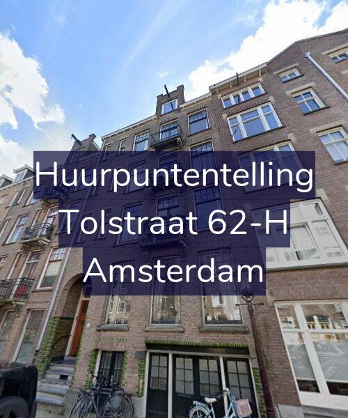 Foto gevel Huurpuntentelling voor Tolstraat 62-H, Amsterdam