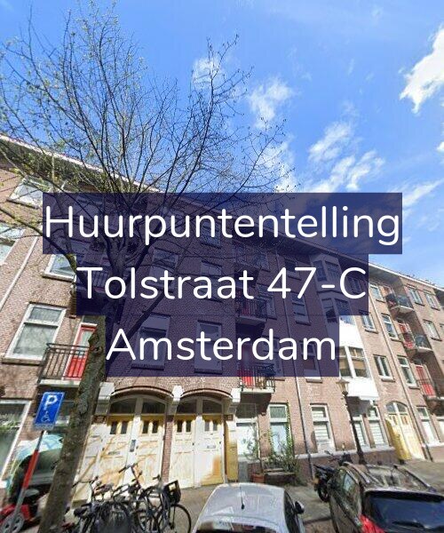 Foto gevel Huurpuntentelling voor Tolstraat 47-C, Amsterdam