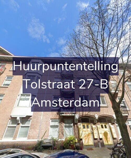 Foto gevel Huurpuntentelling voor Tolstraat 27-B, Amsterdam