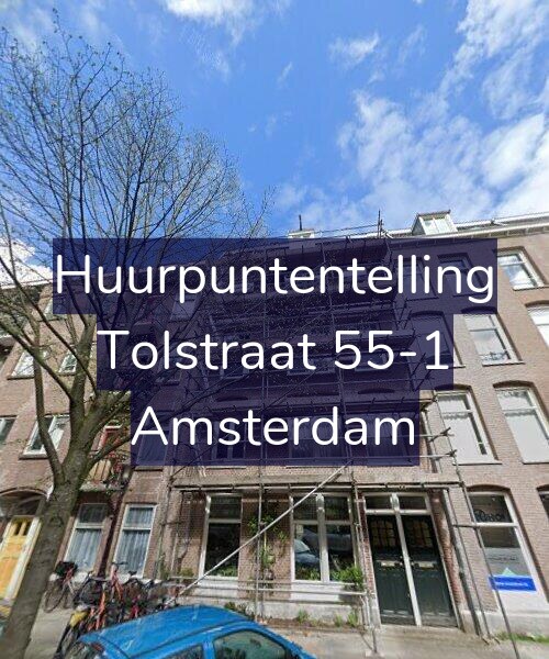 Foto gevel Huurpuntentelling voor Tolstraat 55-1, Amsterdam
