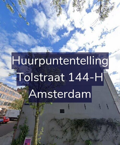 Foto gevel Huurpuntentelling voor Tolstraat 144-H, Amsterdam