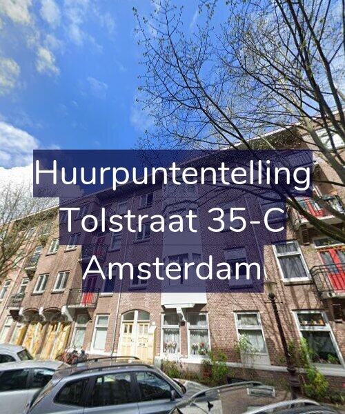 Foto gevel Huurpuntentelling voor Tolstraat 35-C, Amsterdam