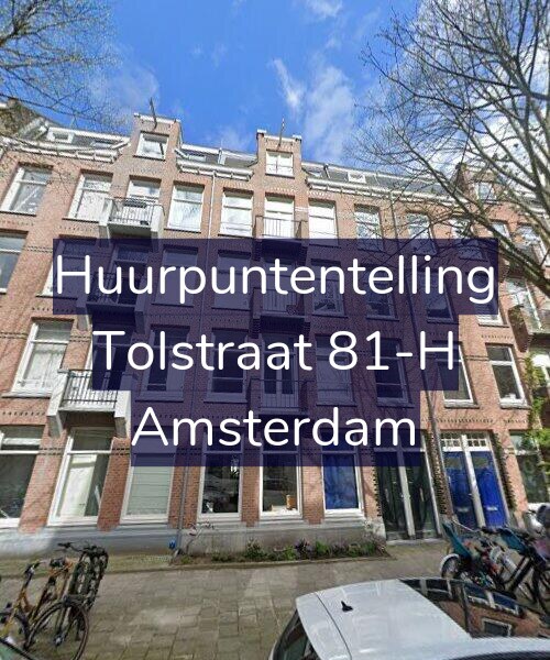 Foto gevel Huurpuntentelling voor Tolstraat 81-H, Amsterdam
