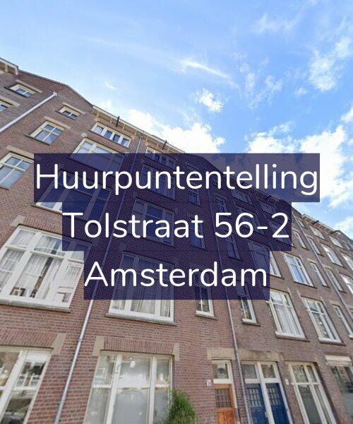 Foto gevel Huurpuntentelling voor Tolstraat 56-2, Amsterdam