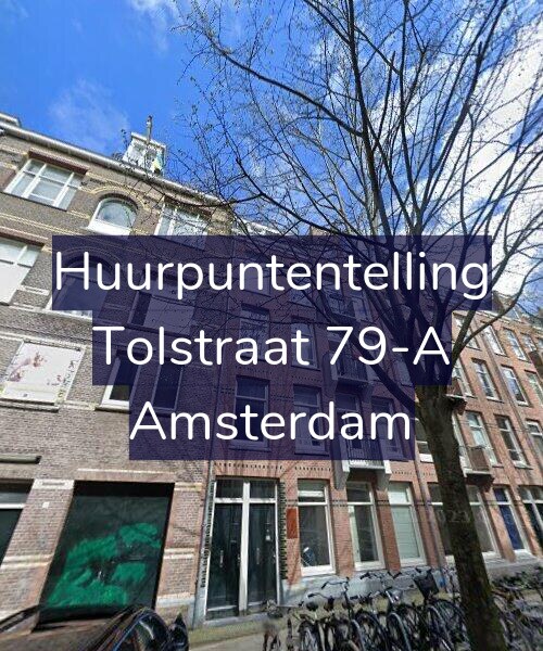 Foto gevel Huurpuntentelling voor Tolstraat 79-A, Amsterdam
