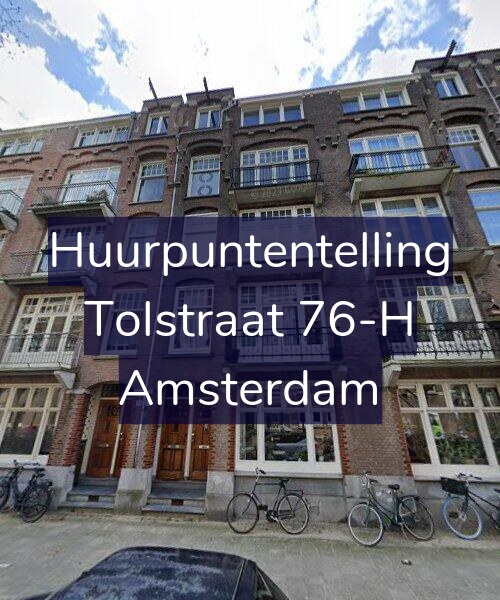 Foto gevel Huurpuntentelling voor Tolstraat 76-H, Amsterdam