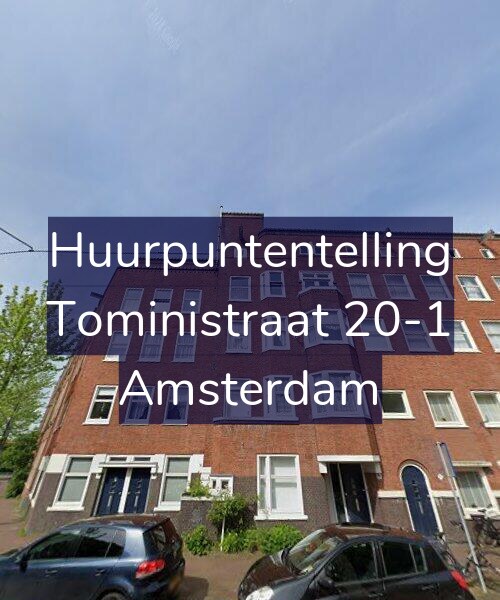 Foto gevel Huurpuntentelling voor Toministraat 20-1, Amsterdam