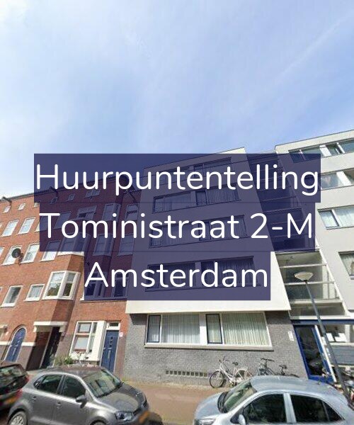 Foto gevel Huurpuntentelling voor Toministraat 2-M, Amsterdam