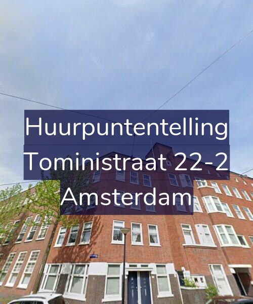 Foto gevel Huurpuntentelling voor Toministraat 22-2, Amsterdam
