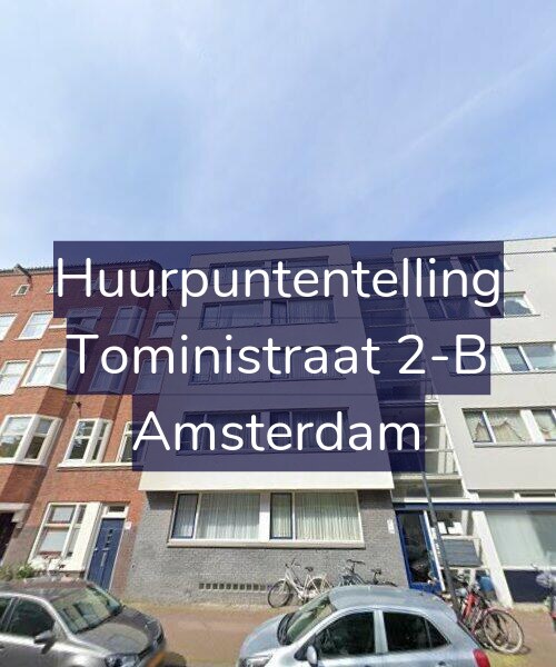 Foto gevel Huurpuntentelling voor Toministraat 2-B, Amsterdam