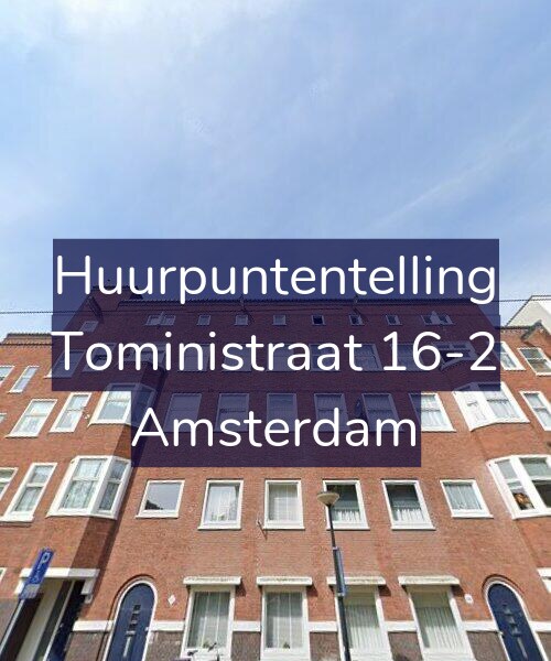 Foto gevel Huurpuntentelling voor Toministraat 16-2, Amsterdam