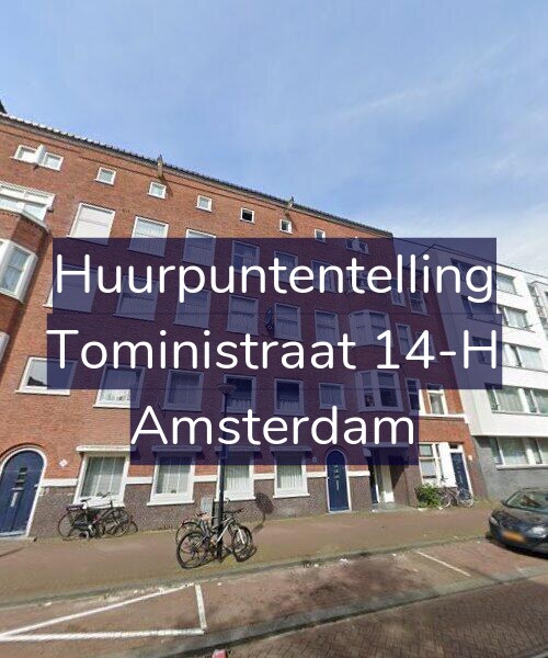 Foto gevel Huurpuntentelling voor Toministraat 14-H, Amsterdam