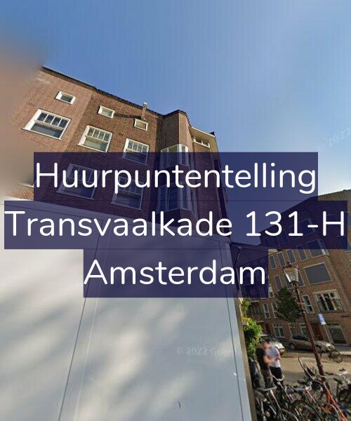 Foto gevel Huurpuntentelling voor Transvaalkade 131-H, Amsterdam