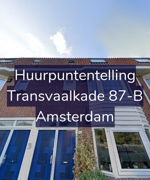 Foto gevel Huurpuntentelling voor Transvaalkade 87-B, Amsterdam