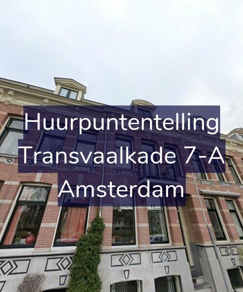 Foto gevel Huurpuntentelling voor Transvaalkade 7-A, Amsterdam