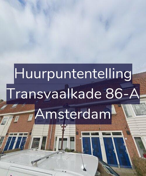 Foto gevel Huurpuntentelling voor Transvaalkade 86-A, Amsterdam