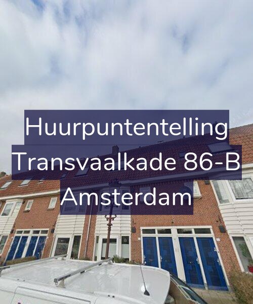 Foto gevel Huurpuntentelling voor Transvaalkade 86-B, Amsterdam