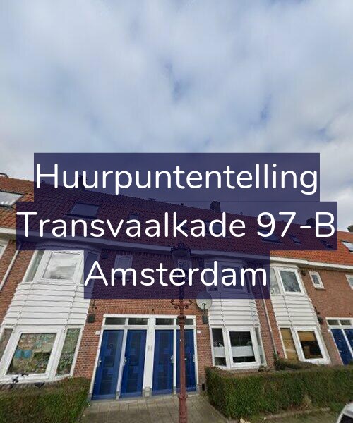 Foto gevel Huurpuntentelling voor Transvaalkade 97-B, Amsterdam