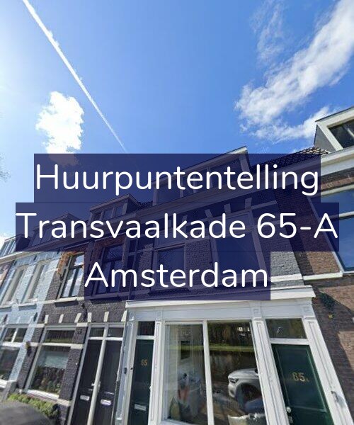 Foto gevel Huurpuntentelling voor Transvaalkade 65-A, Amsterdam