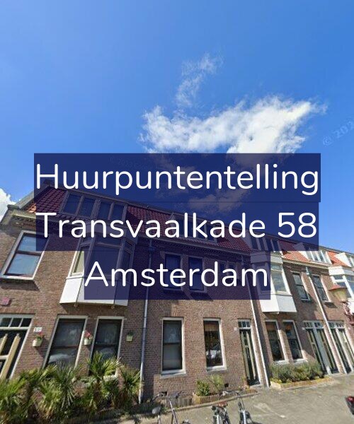 Foto gevel Huurpuntentelling voor Transvaalkade 58, Amsterdam