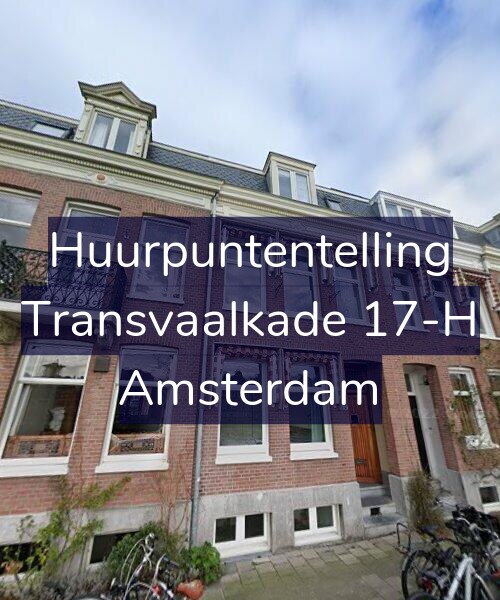 Foto gevel Huurpuntentelling voor Transvaalkade 17-H, Amsterdam