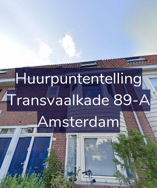 Foto gevel Huurpuntentelling voor Transvaalkade 89-A, Amsterdam