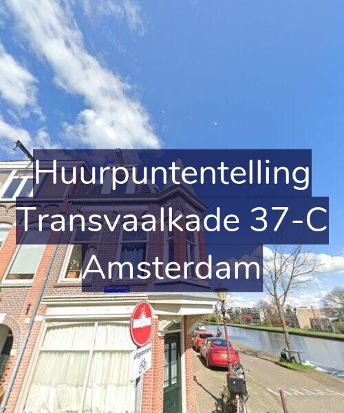 Foto gevel Huurpuntentelling voor Transvaalkade 37-C, Amsterdam