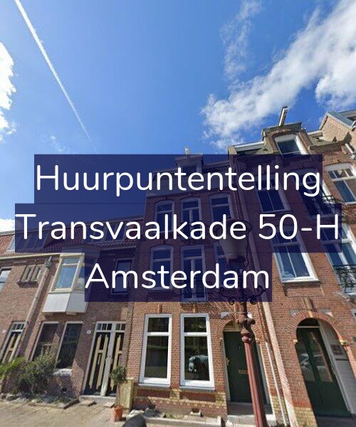 Foto gevel Huurpuntentelling voor Transvaalkade 50-H, Amsterdam
