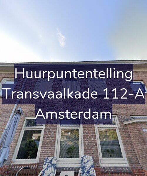 Foto gevel Huurpuntentelling voor Transvaalkade 112-A, Amsterdam