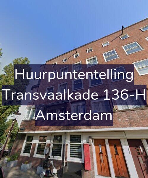 Foto gevel Huurpuntentelling voor Transvaalkade 136-H, Amsterdam