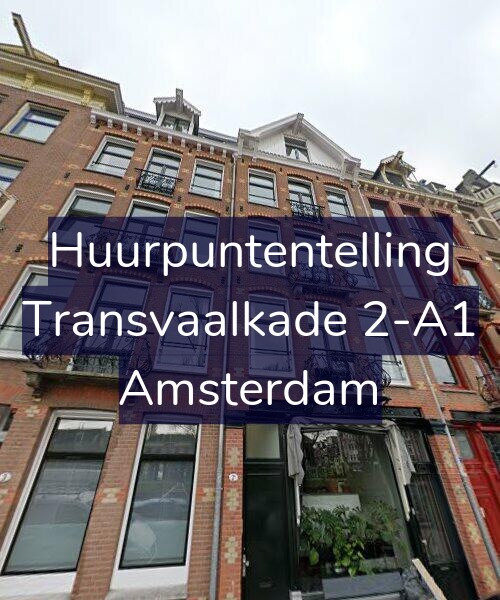 Foto gevel Huurpuntentelling voor Transvaalkade 2-A1, Amsterdam