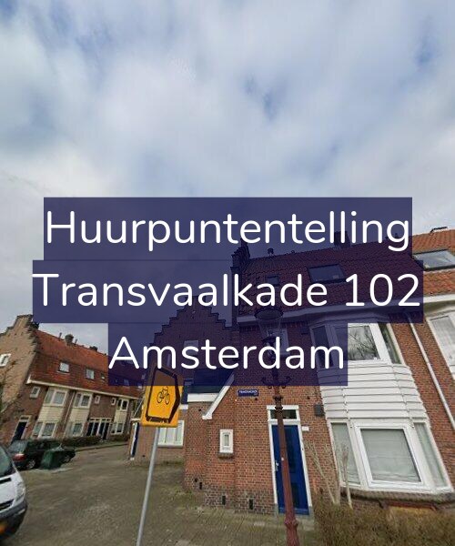 Foto gevel Huurpuntentelling voor Transvaalkade 102, Amsterdam