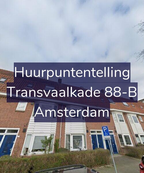 Foto gevel Huurpuntentelling voor Transvaalkade 88-B, Amsterdam