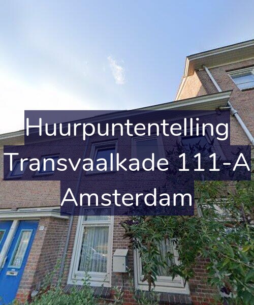 Foto gevel Huurpuntentelling voor Transvaalkade 111-A, Amsterdam