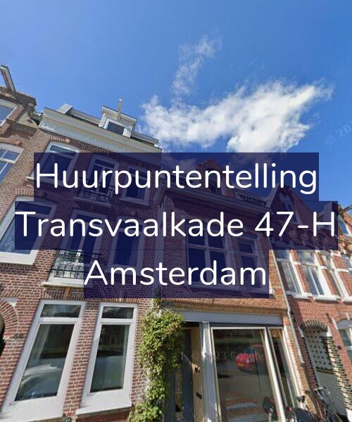 Foto gevel Huurpuntentelling voor Transvaalkade 47-H, Amsterdam