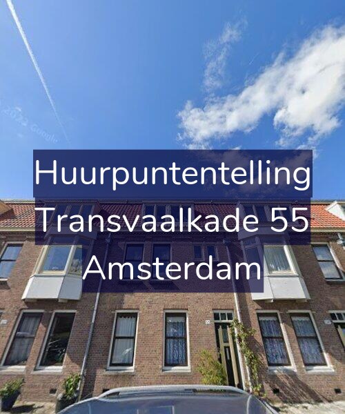 Foto gevel Huurpuntentelling voor Transvaalkade 55, Amsterdam