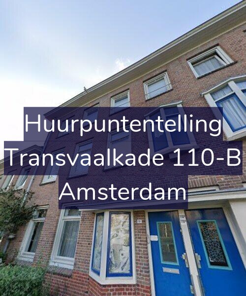 Foto gevel Huurpuntentelling voor Transvaalkade 110-B, Amsterdam
