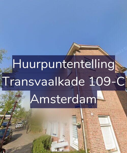 Foto gevel Huurpuntentelling voor Transvaalkade 109-C, Amsterdam