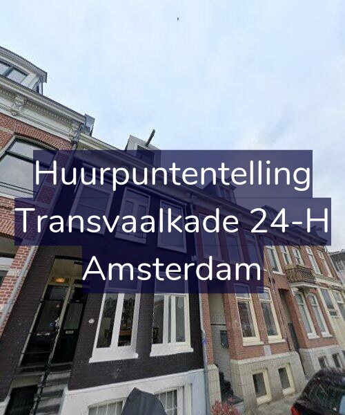 Foto gevel Huurpuntentelling voor Transvaalkade 24-H, Amsterdam
