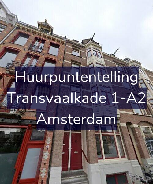 Foto gevel Huurpuntentelling voor Transvaalkade 1-A2, Amsterdam