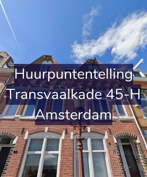 Foto gevel Huurpuntentelling voor Transvaalkade 45-H, Amsterdam