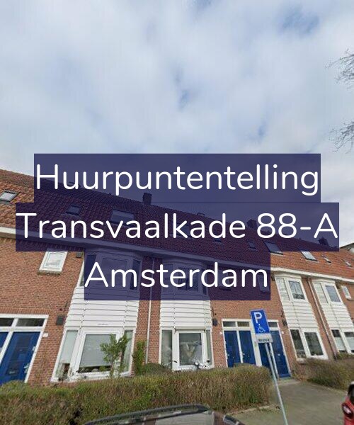 Foto gevel Huurpuntentelling voor Transvaalkade 88-A, Amsterdam