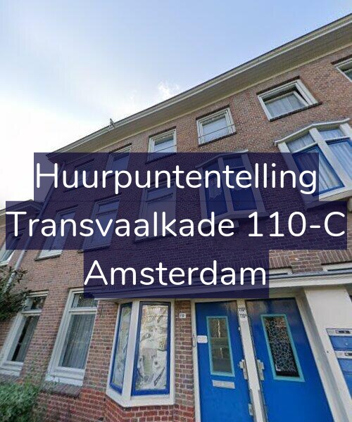 Foto gevel Huurpuntentelling voor Transvaalkade 110-C, Amsterdam
