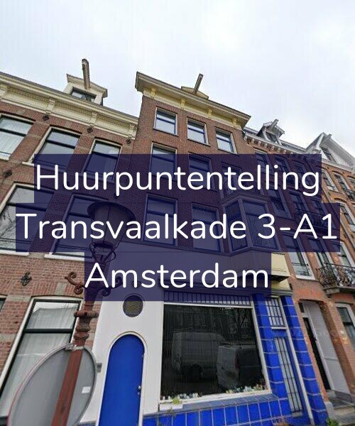 Foto gevel Huurpuntentelling voor Transvaalkade 3-A1, Amsterdam