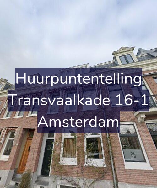 Foto gevel Huurpuntentelling voor Transvaalkade 16-1, Amsterdam